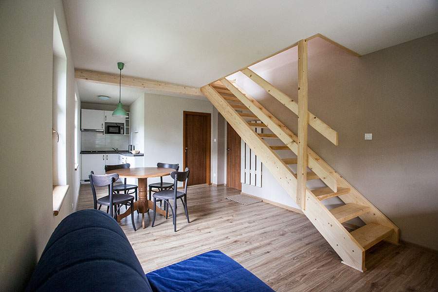 Apartmány v penzionu Křížky na Malé Skále